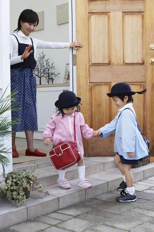 母親　子供２人